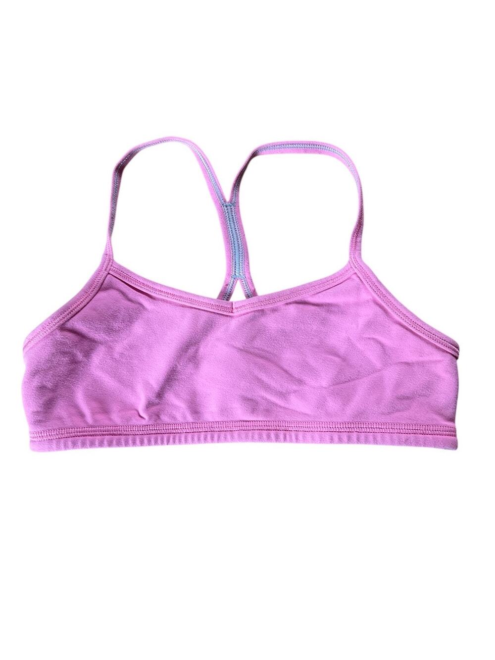 Avia Camisole Tank Girls Size 6-7 Pink Racerback Sports Bra Cami 1 Pack Active
